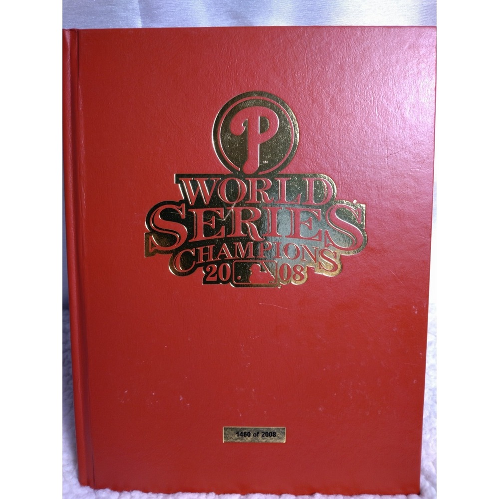 2008 World Series Program Book Limited Edition Phillies vs Tampa Bay Rays # 1460